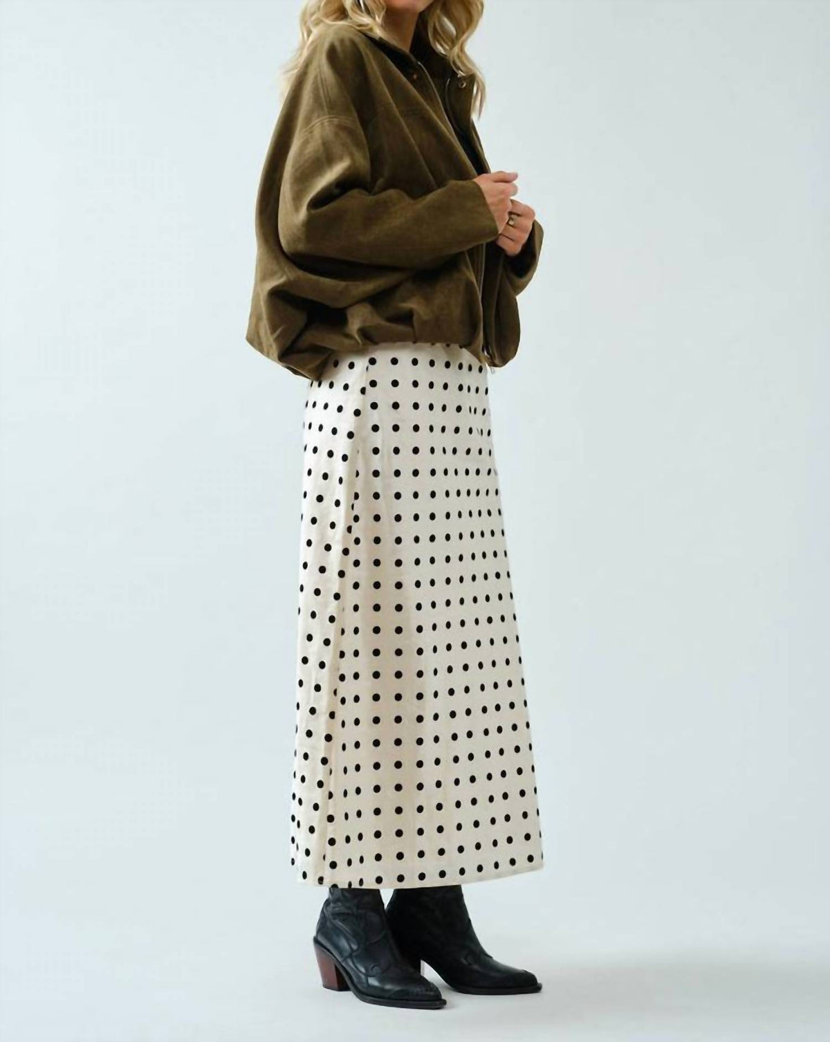 Spice Alley - Dotty Midi Skirt
