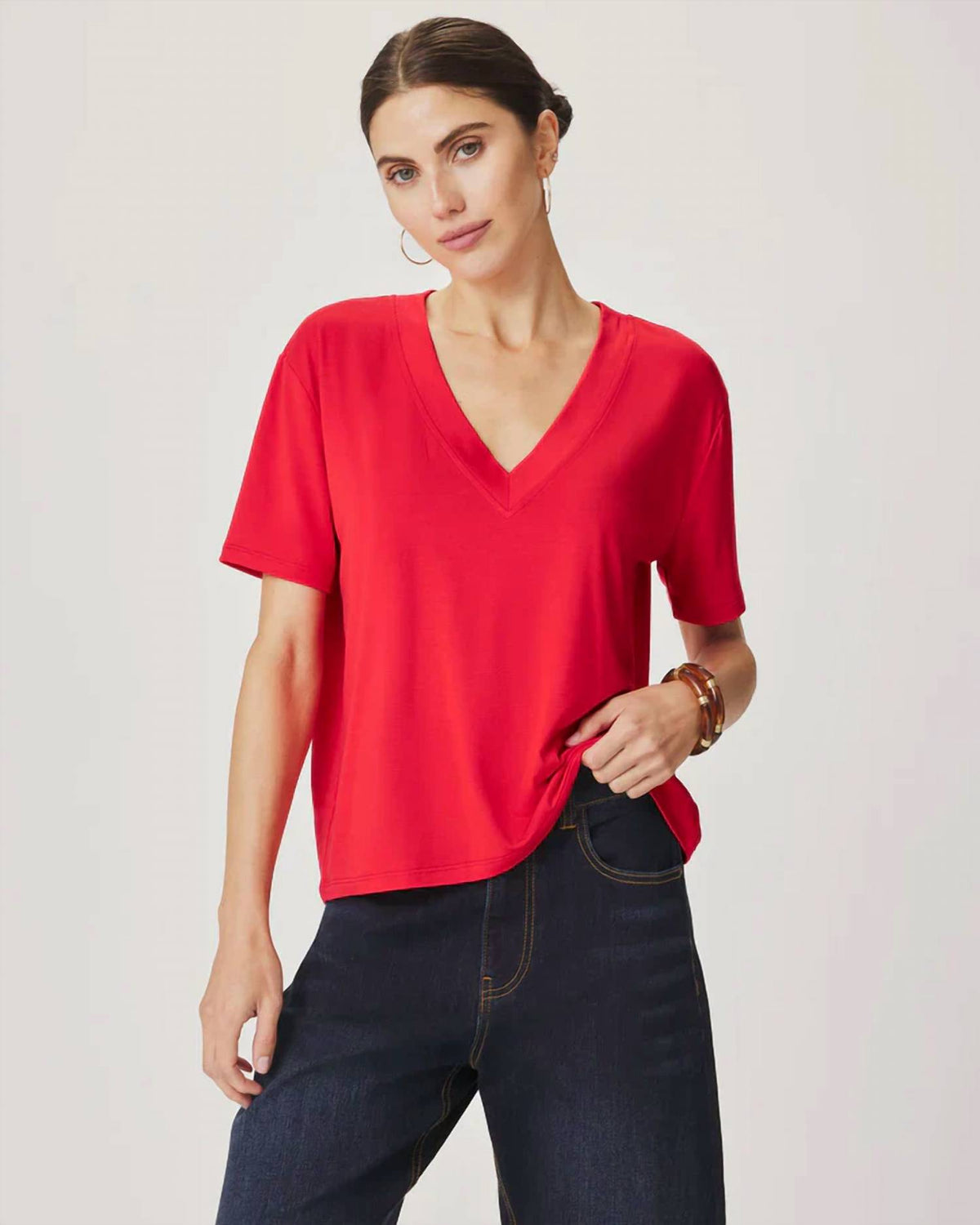 Splendid - Bamboo V-neck Tee Shirt