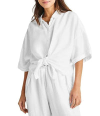 Splendid - Dawson Linen Button Down - button - down - shirts - clothing - linen - blend