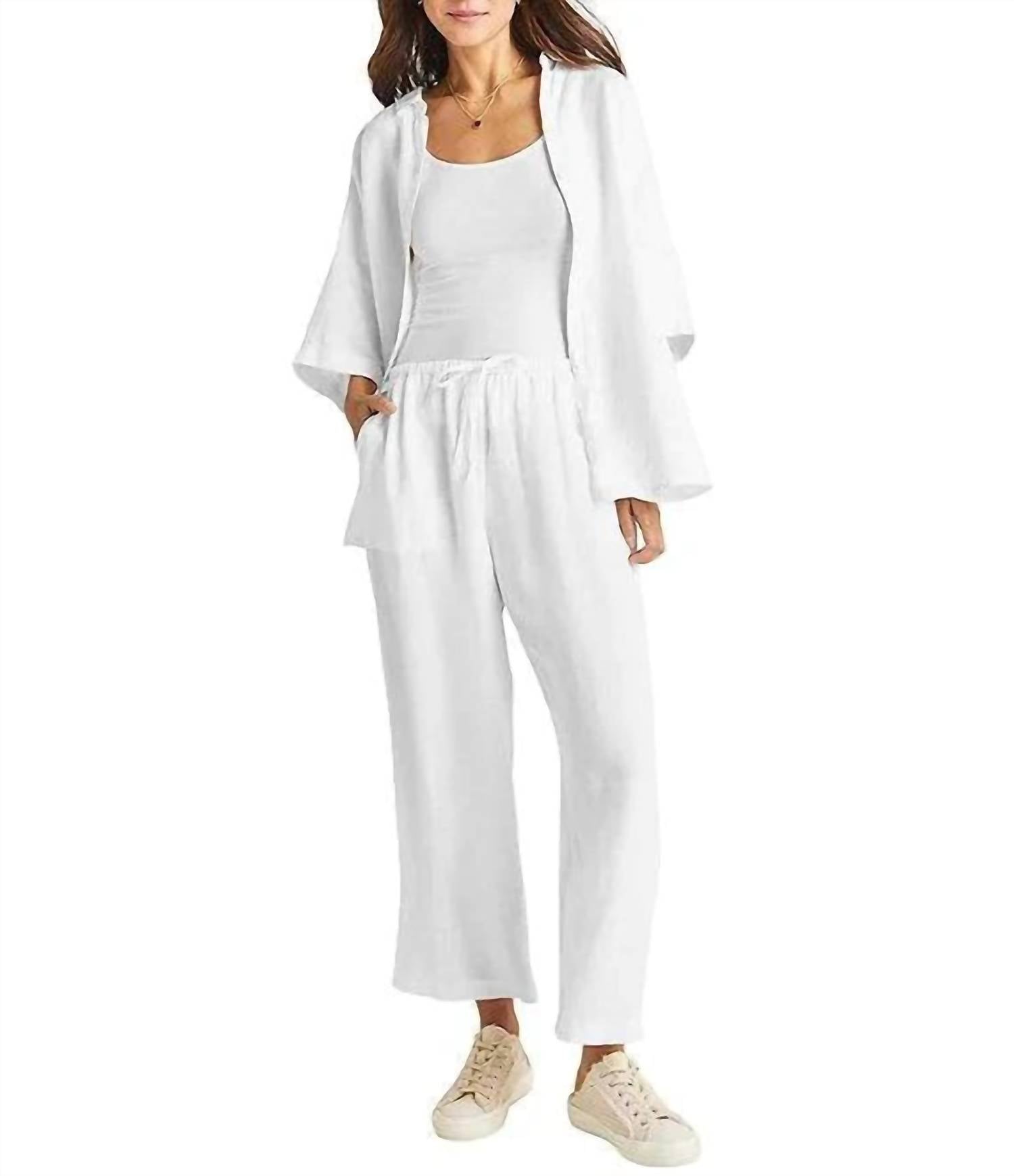 Splendid - Dawson Linen Button Down - button - down - shirts - clothing - linen - blend