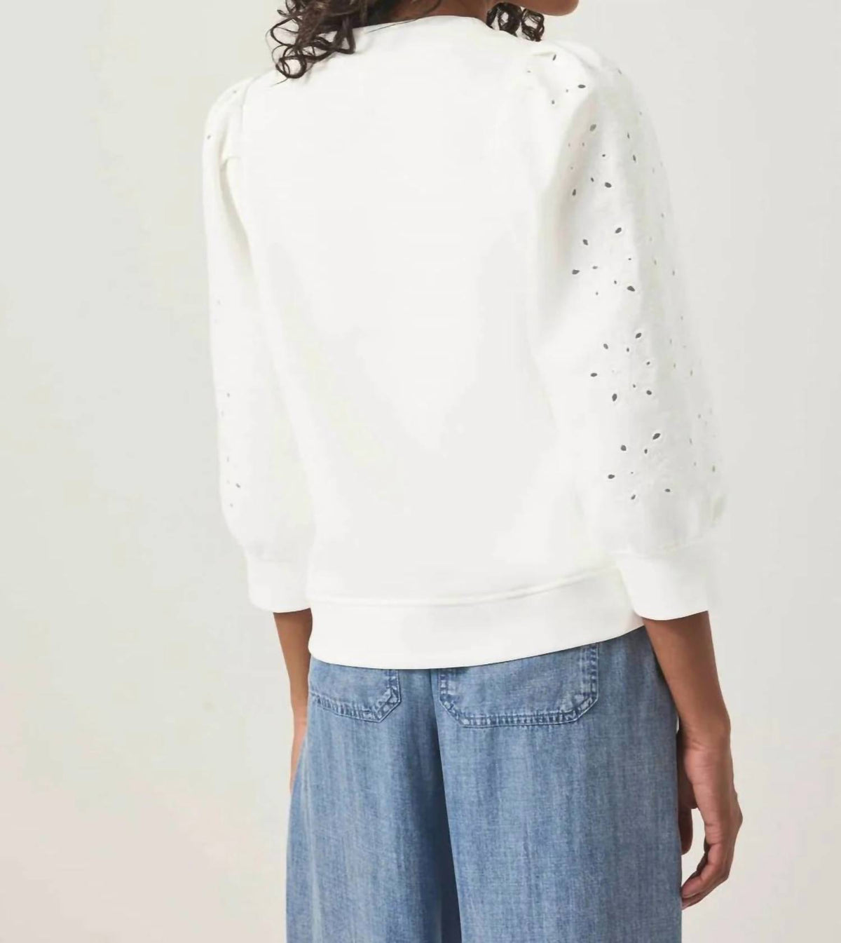 Splendid - Embroidered Eyelet Sweatshirt