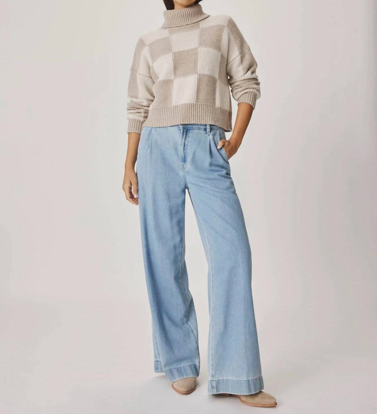 Splendid - Thea Checkerblock Sweater