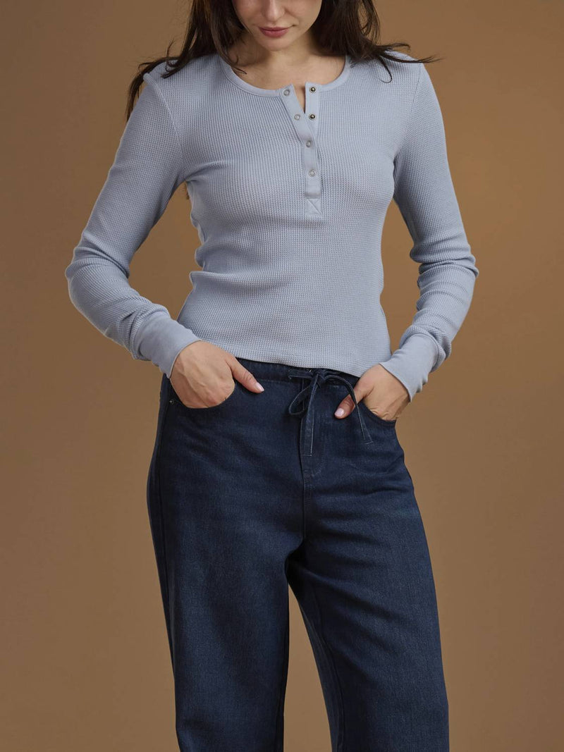 Splendid - Thermal Forever Henley Top – Snagged & Bagged