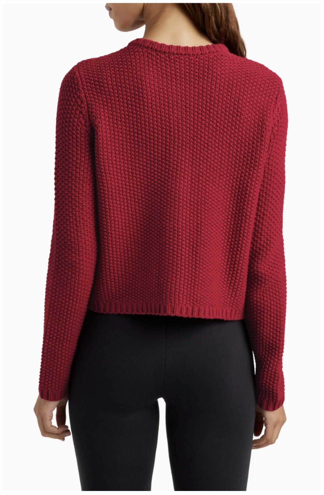 Splendid - Women's Andrea Cropped Cardigan - cardigans - clothing - red