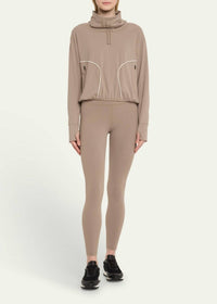 Splits59 - Rosie Air Weight High Neck Jacket - brown - casual - jacket - clothing