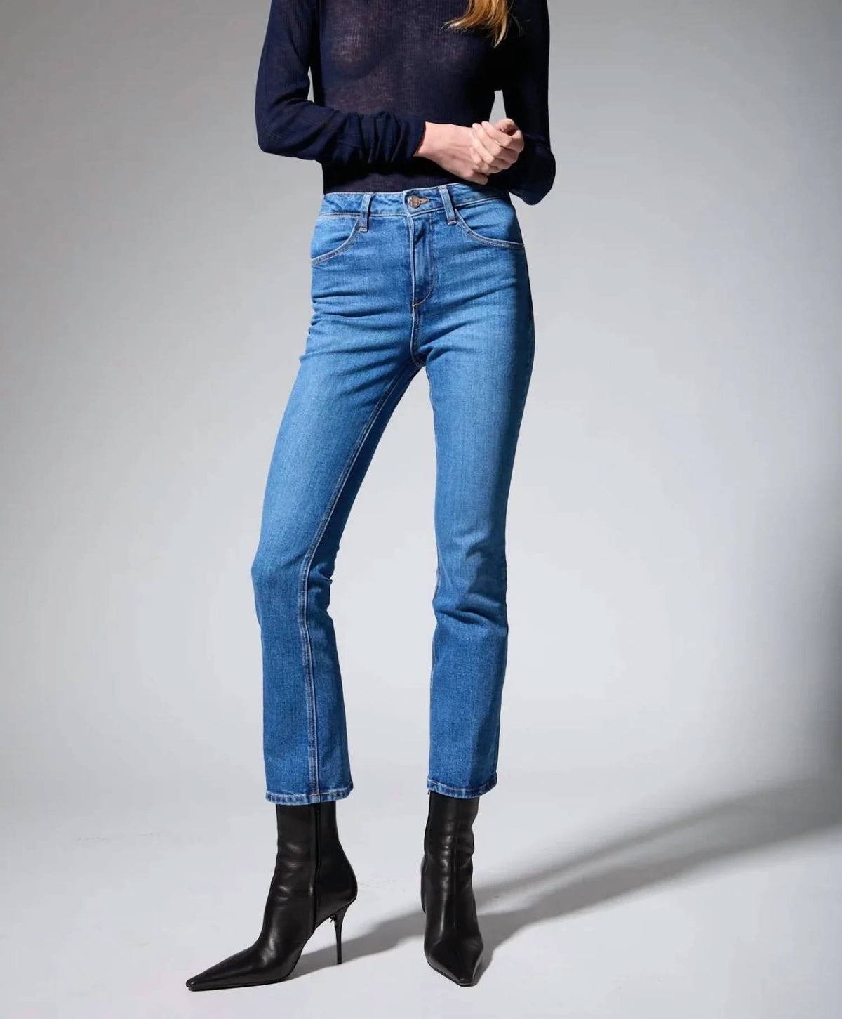 Sprwmn - Ankle Flare Denim Bootcut Pant