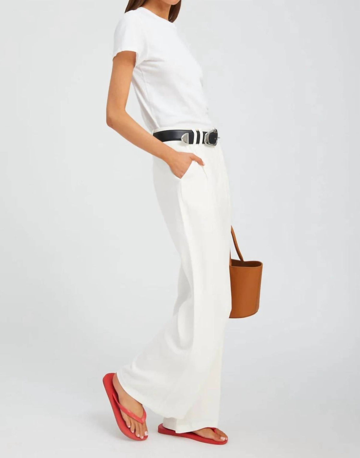 Sprwmn - Crepe pleated trouser