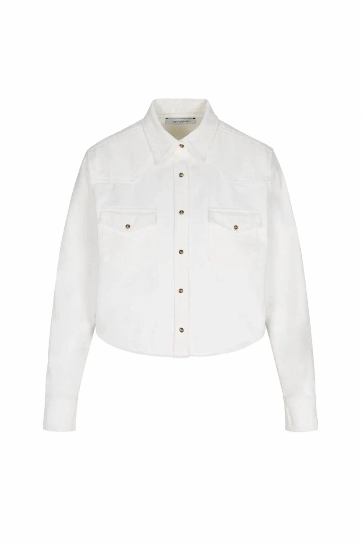 Sprwmn - Cropped Western Button Up