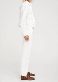 Sprwmn - Cropped Western Button Up - blouses - clothing - cotton