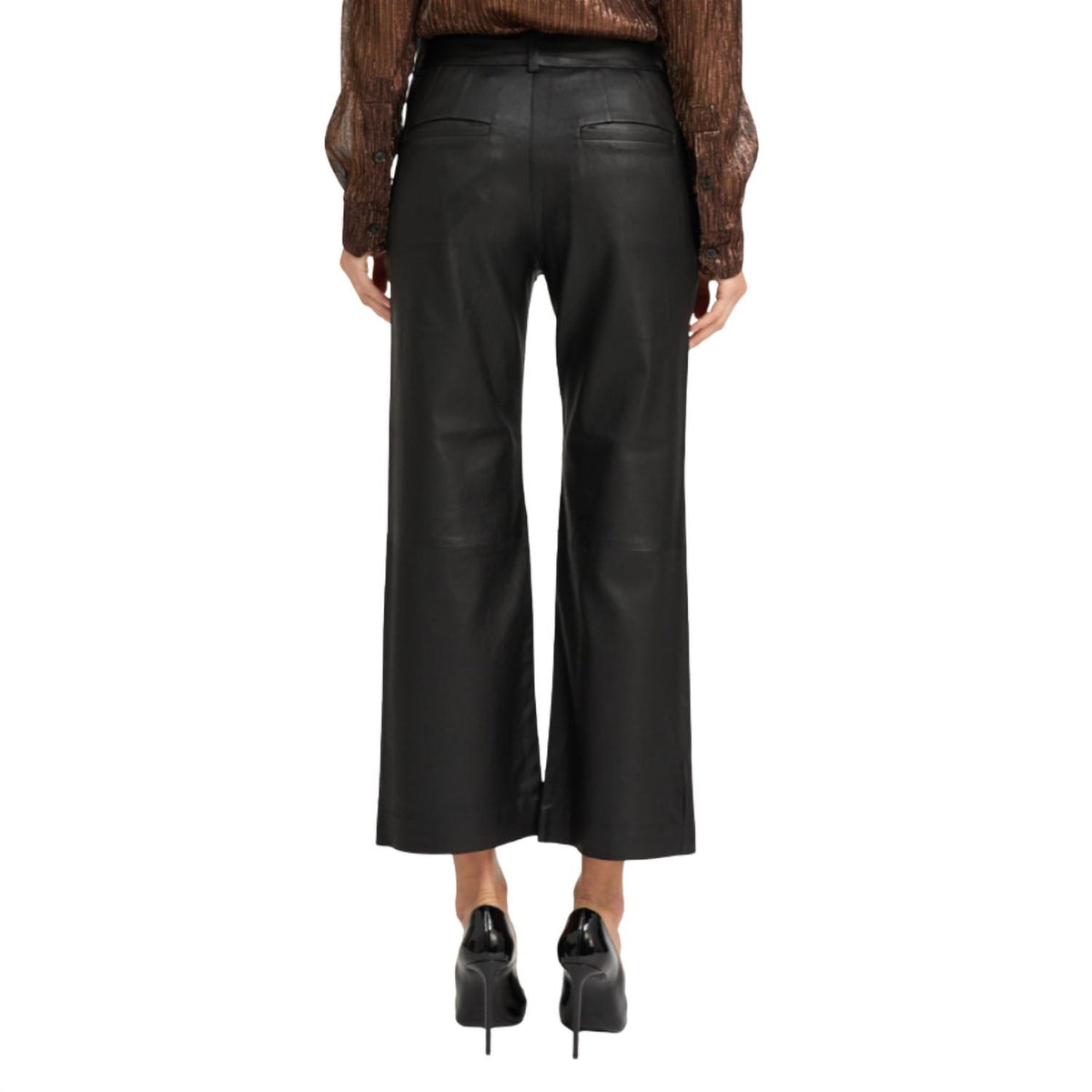 Sprwmn - Leather Cropped Trousers