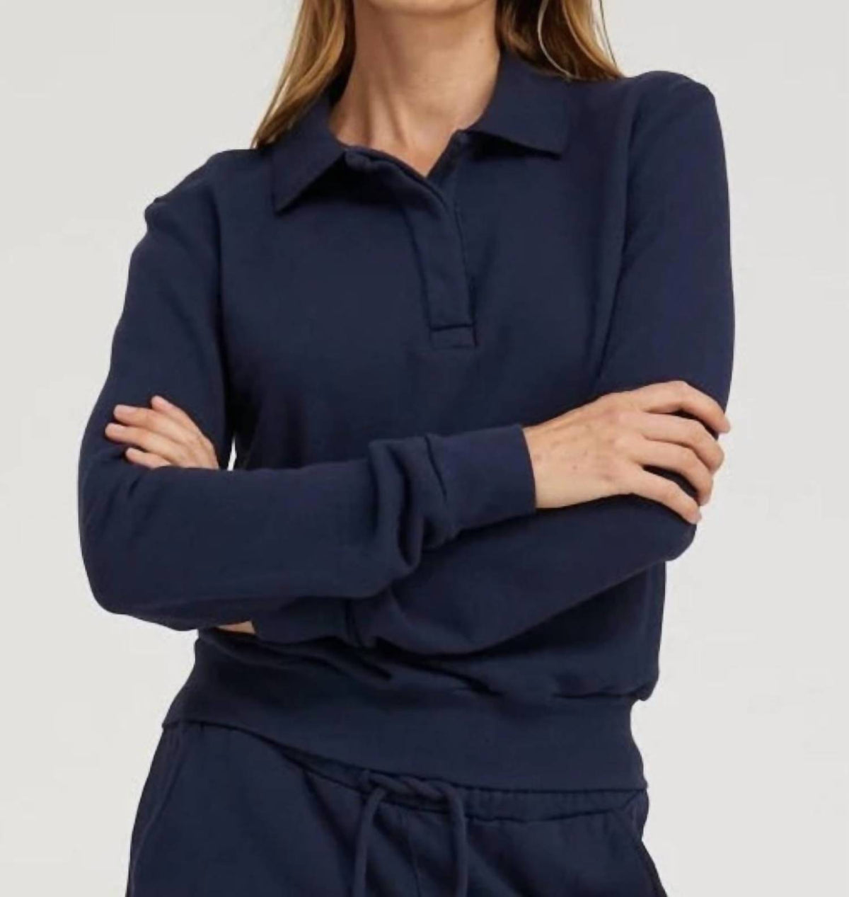 Sprwmn - Polo Collar Sweatshirt