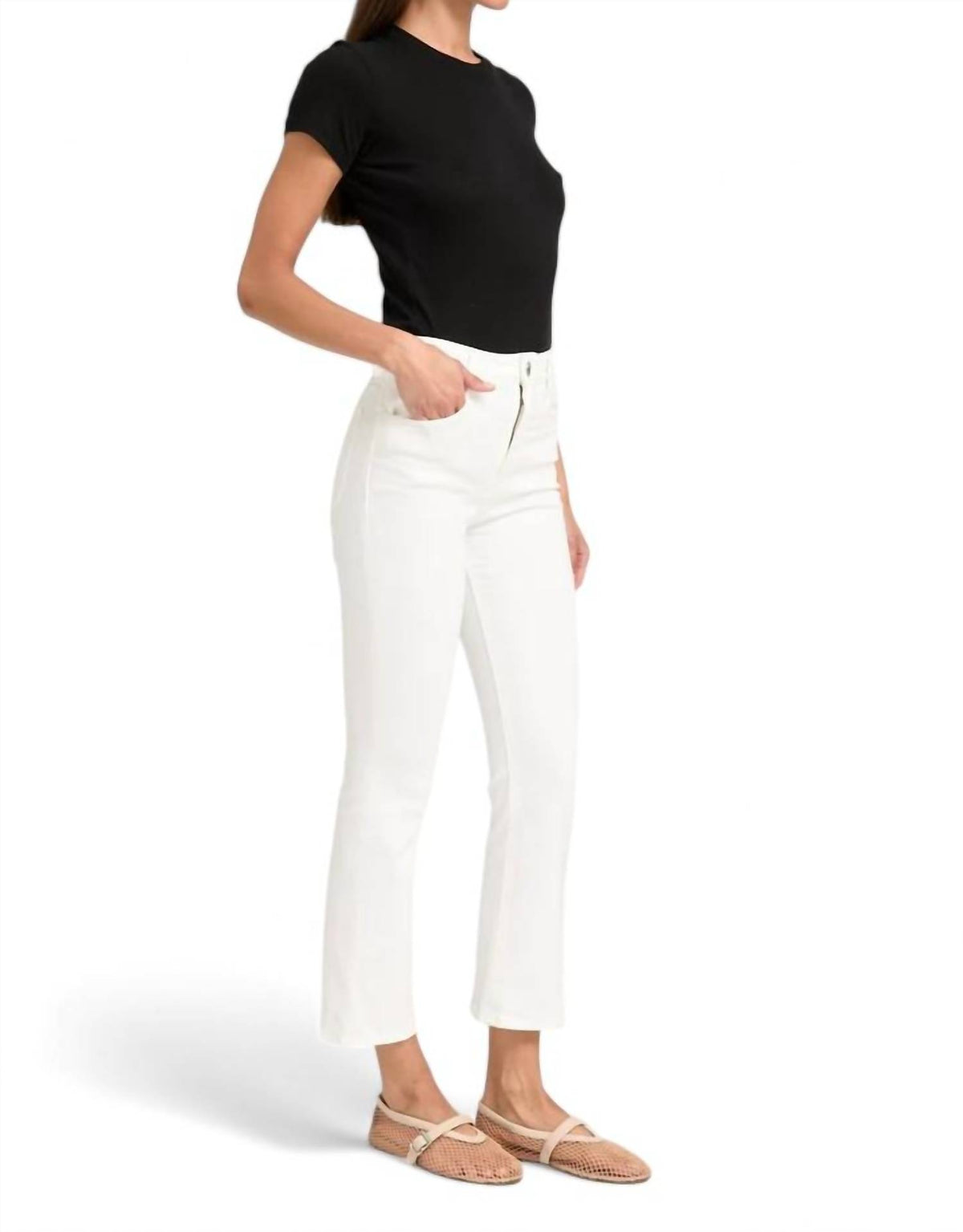 Sprwmn - PRE-LOVED Crop Flare Jean