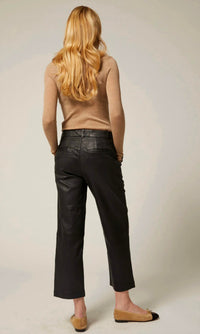 Sprwmn - Pre-loved Leather Cropped Trouser