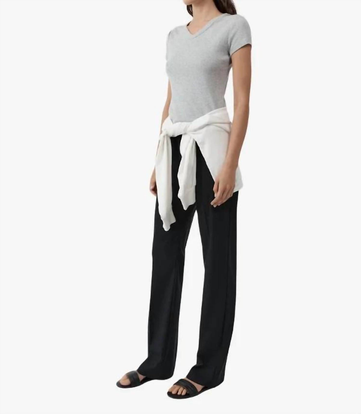 St. Agni - Organic Cotton V Neck Tee