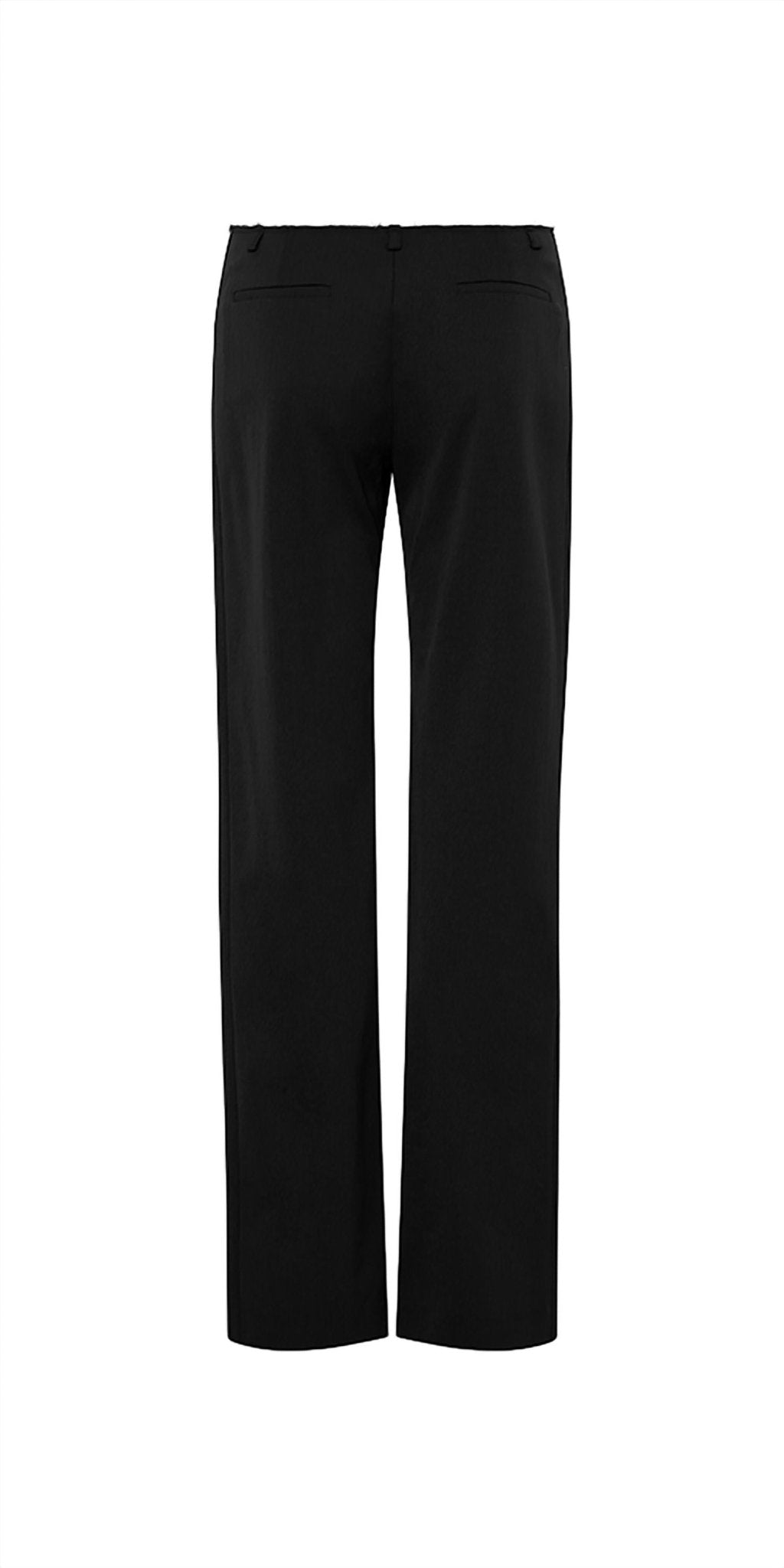 St. Agni - Raw Edge Pants - black - clothing - pants