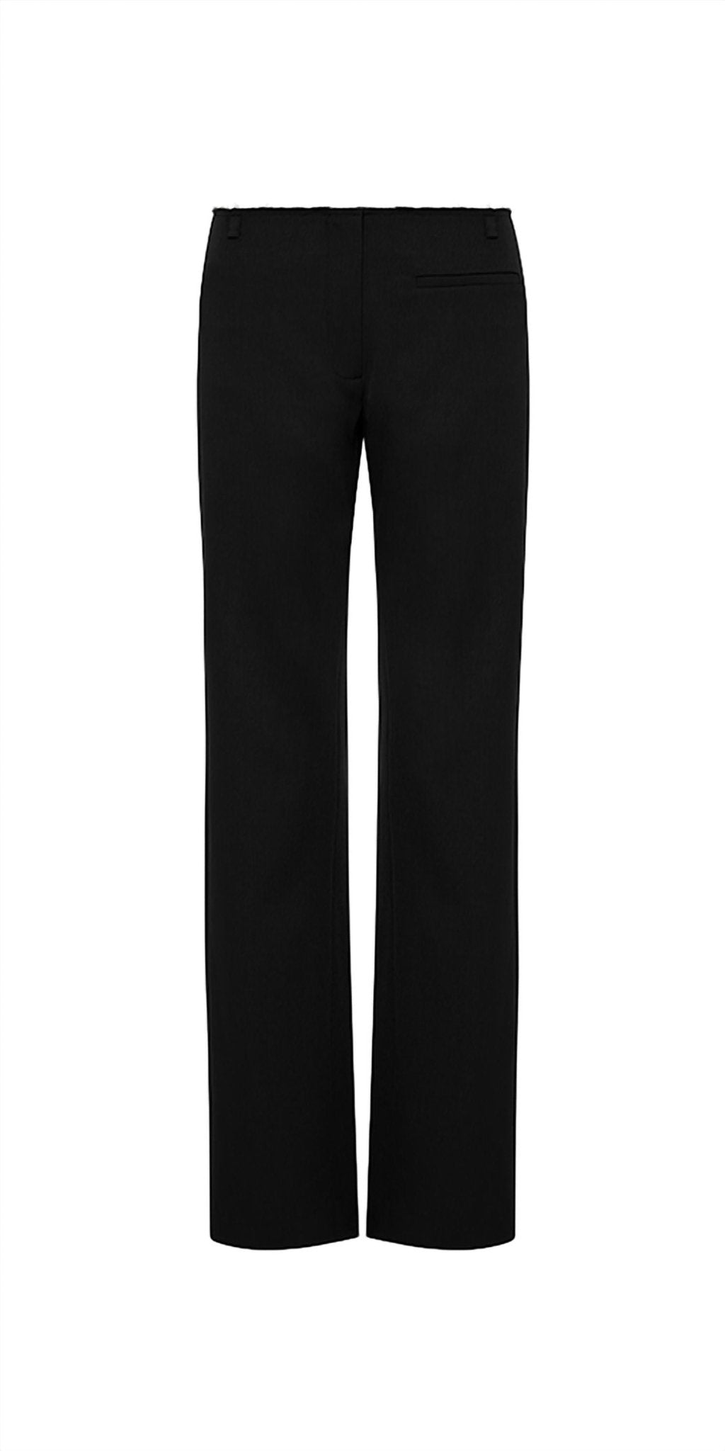 St. Agni - Raw Edge Pants - black - clothing - pants