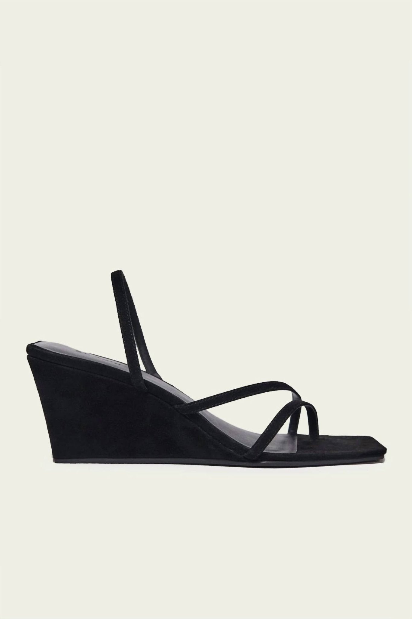 St. Agni - Spiral Wedge - black - shoes - wedges