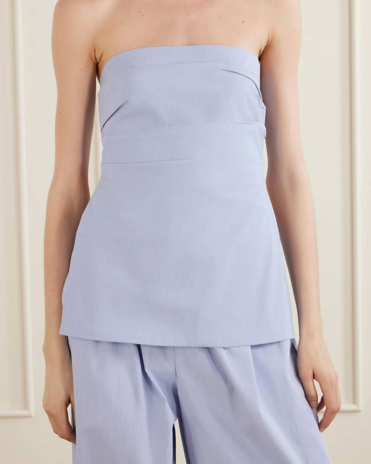 St. Agni - Strapless tie back top