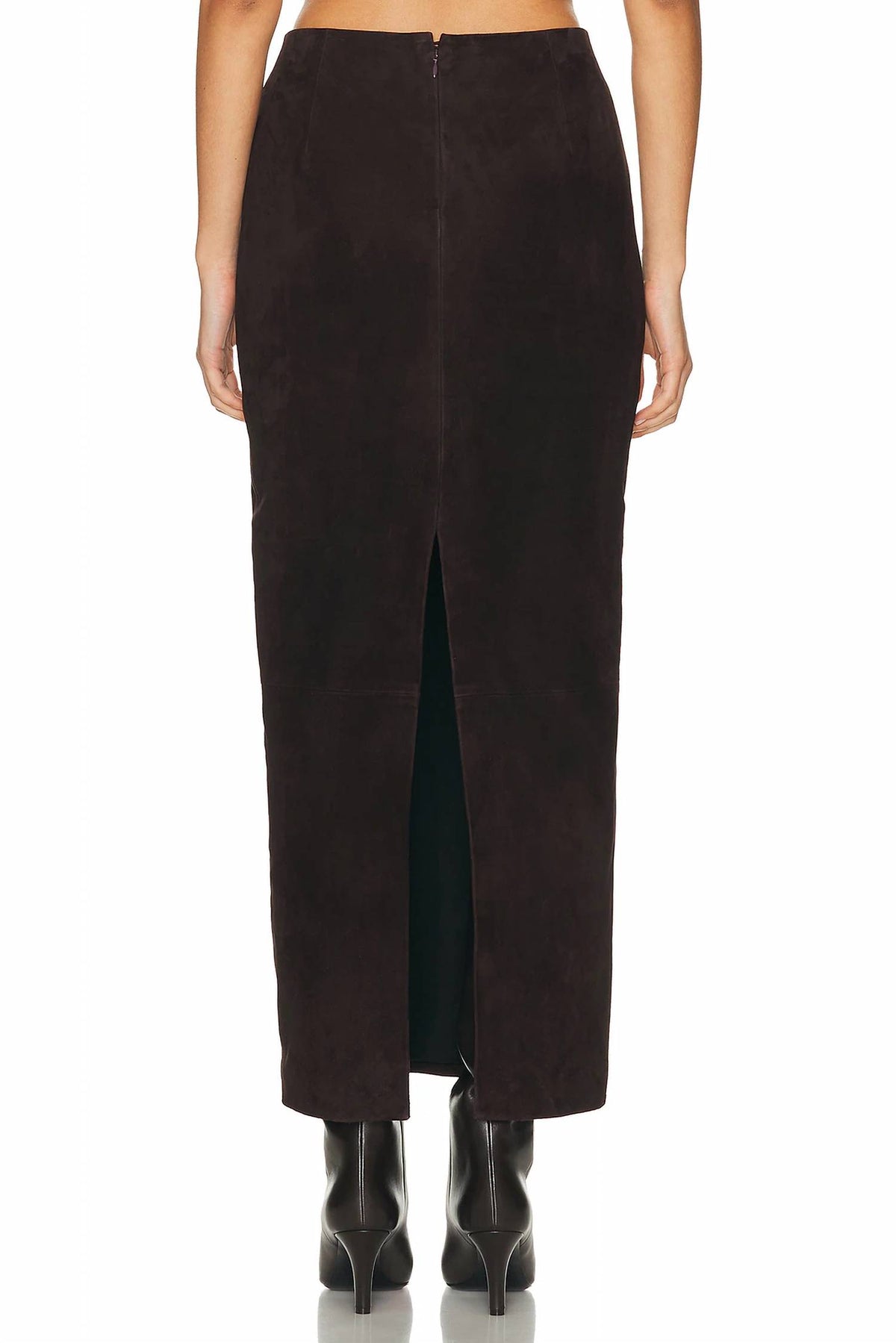 St. Agni - Suede Column Skirt