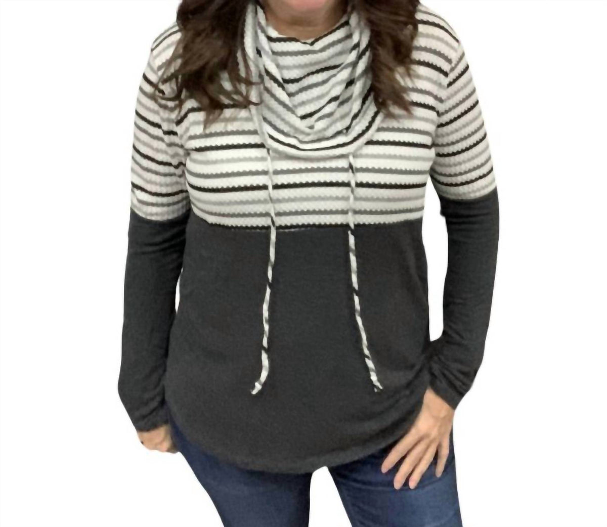 Staccato - Cowl Neck Pullover Top