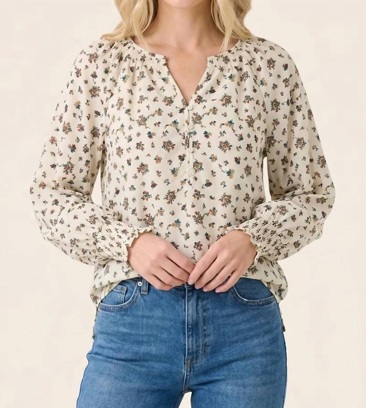 Staccato - Fall Floral Blouse