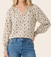 Staccato - Fall Floral Blouse