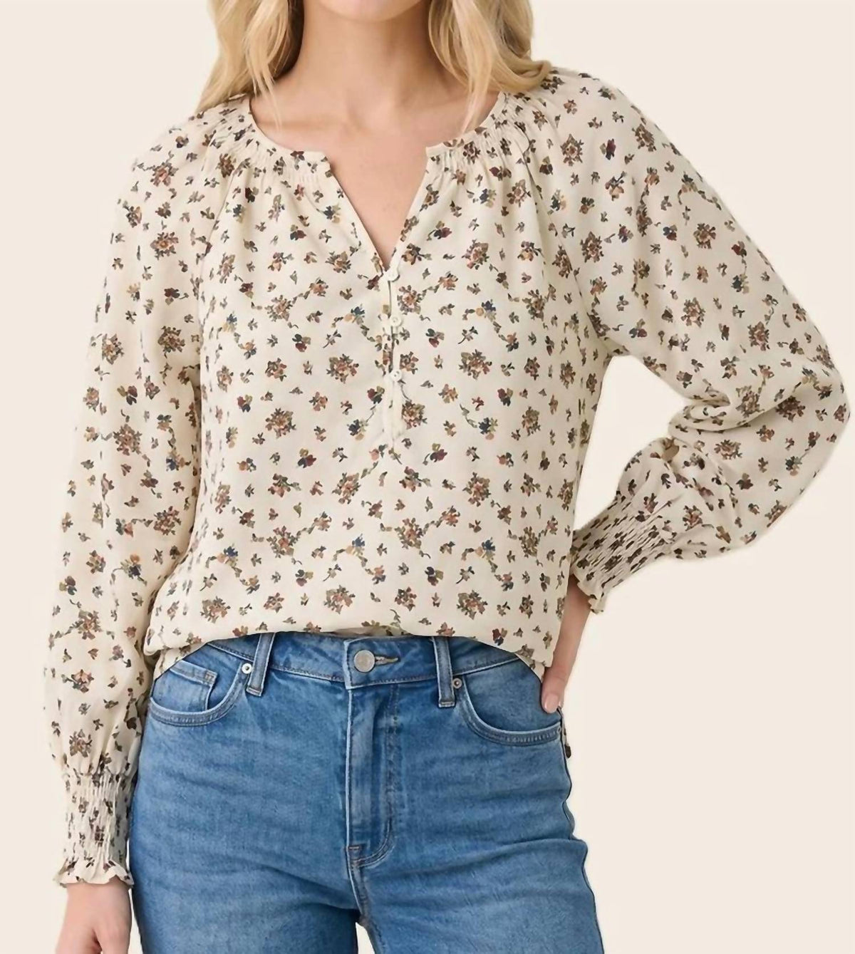 Staccato - Fall Floral Blouse