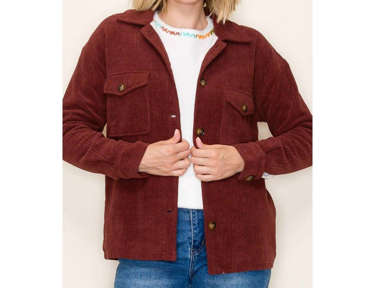 Staccato - Fur Lined Corduroy Jacket