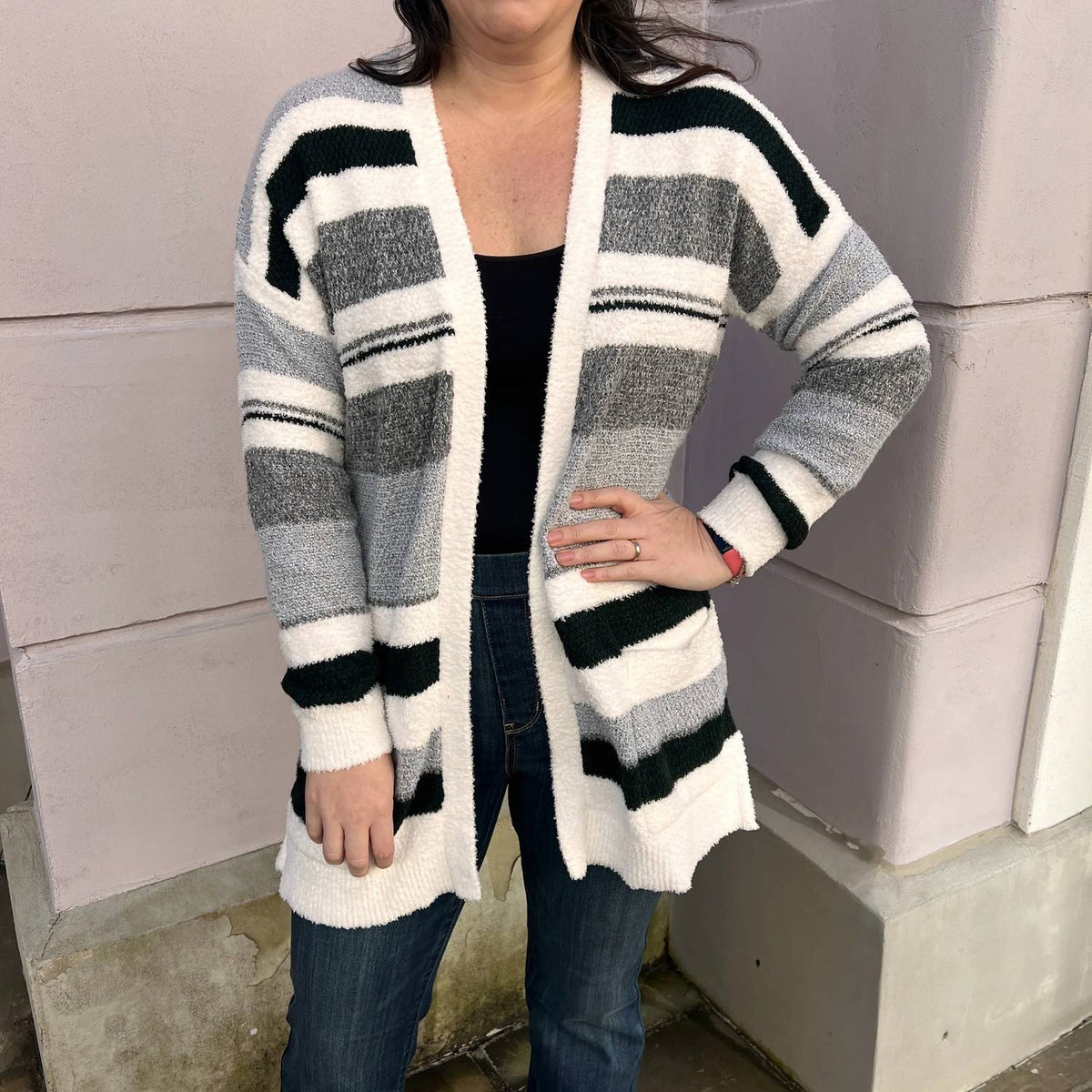 Staccato - Multi Stripe Cardigan