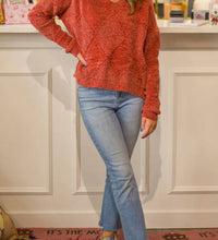 Staccato - Textured Chenille Yarn Super Cozy Pullover Sweater