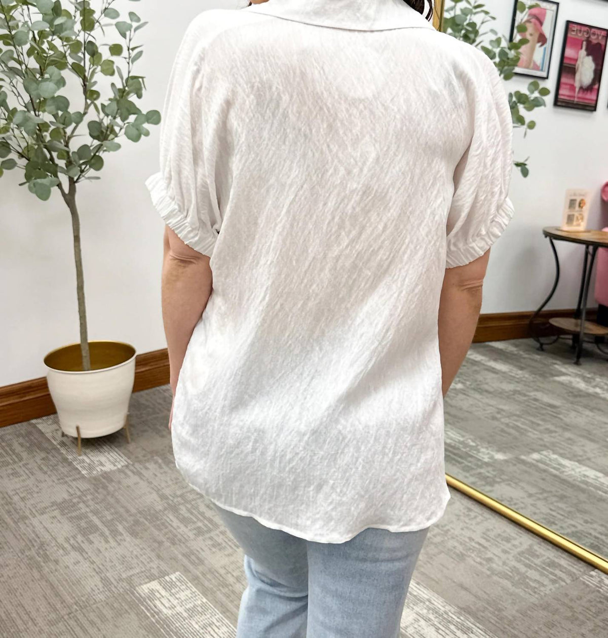 Staccato - Willow Button Up Top