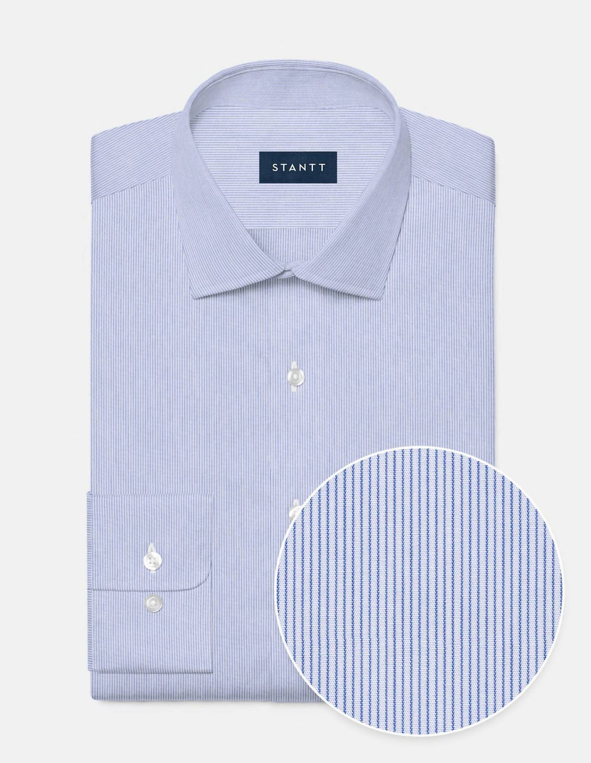 Stantt - Hairline Stripe Button Down Shirt