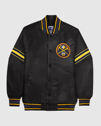 Starter - Men's Denver Nuggets Satin Full-snap Jacket