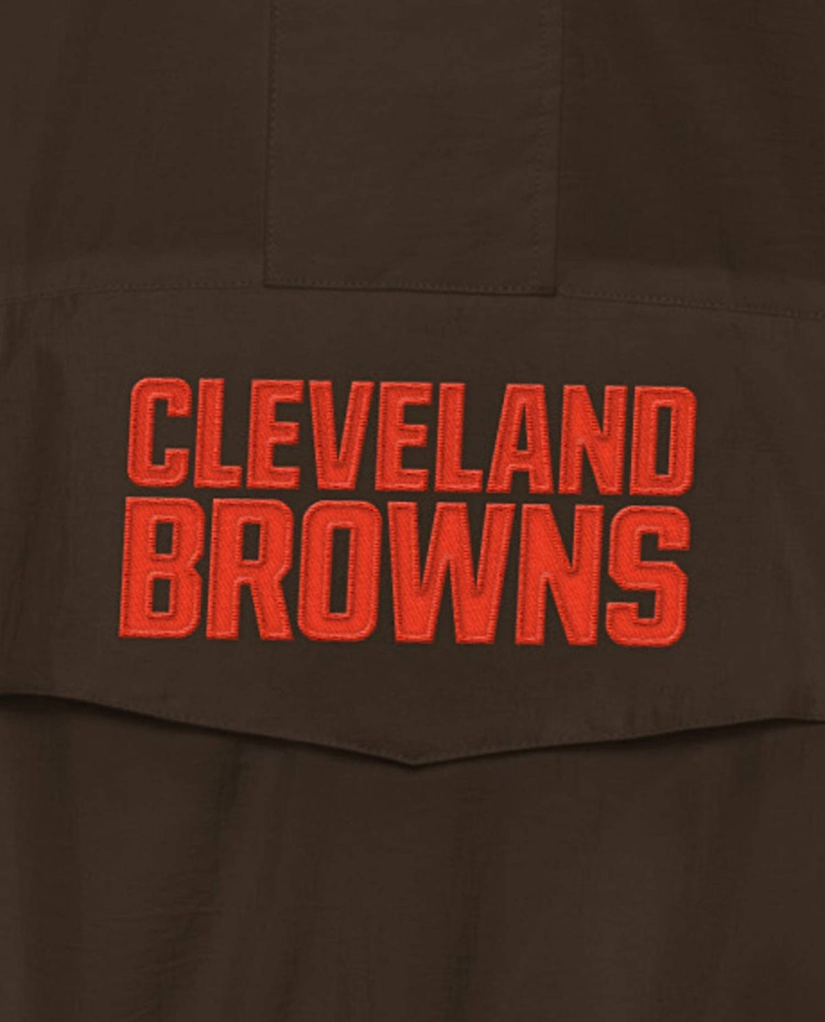 Starter - Men's Cleveland Browns Home Team Half-zip Starter Jacket