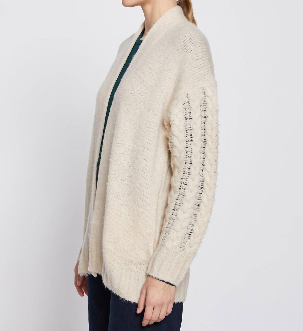 Stateside - Cableknit Sleeve Cardigan