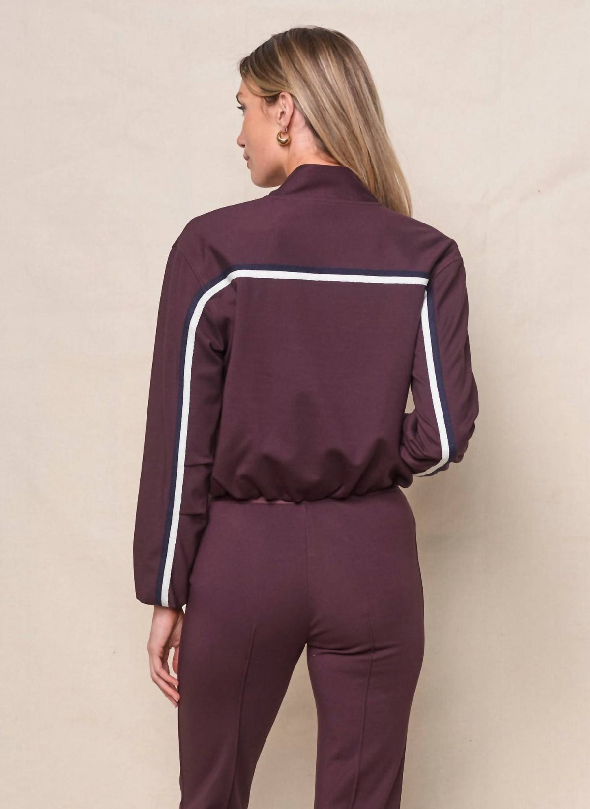 Stateside - Luxe Ponte Bomber Jacket