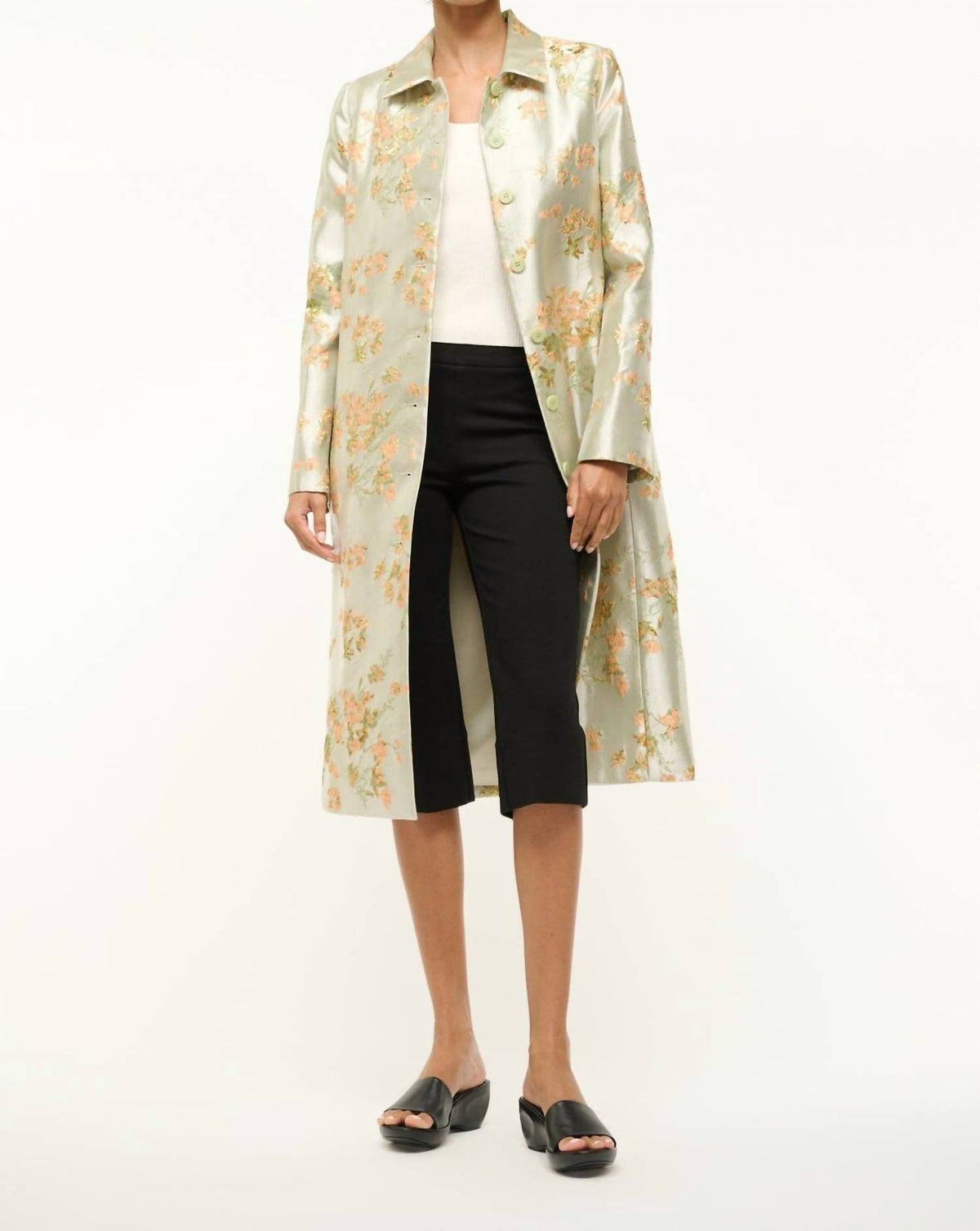 Staud - Antoinette Metallic Coat