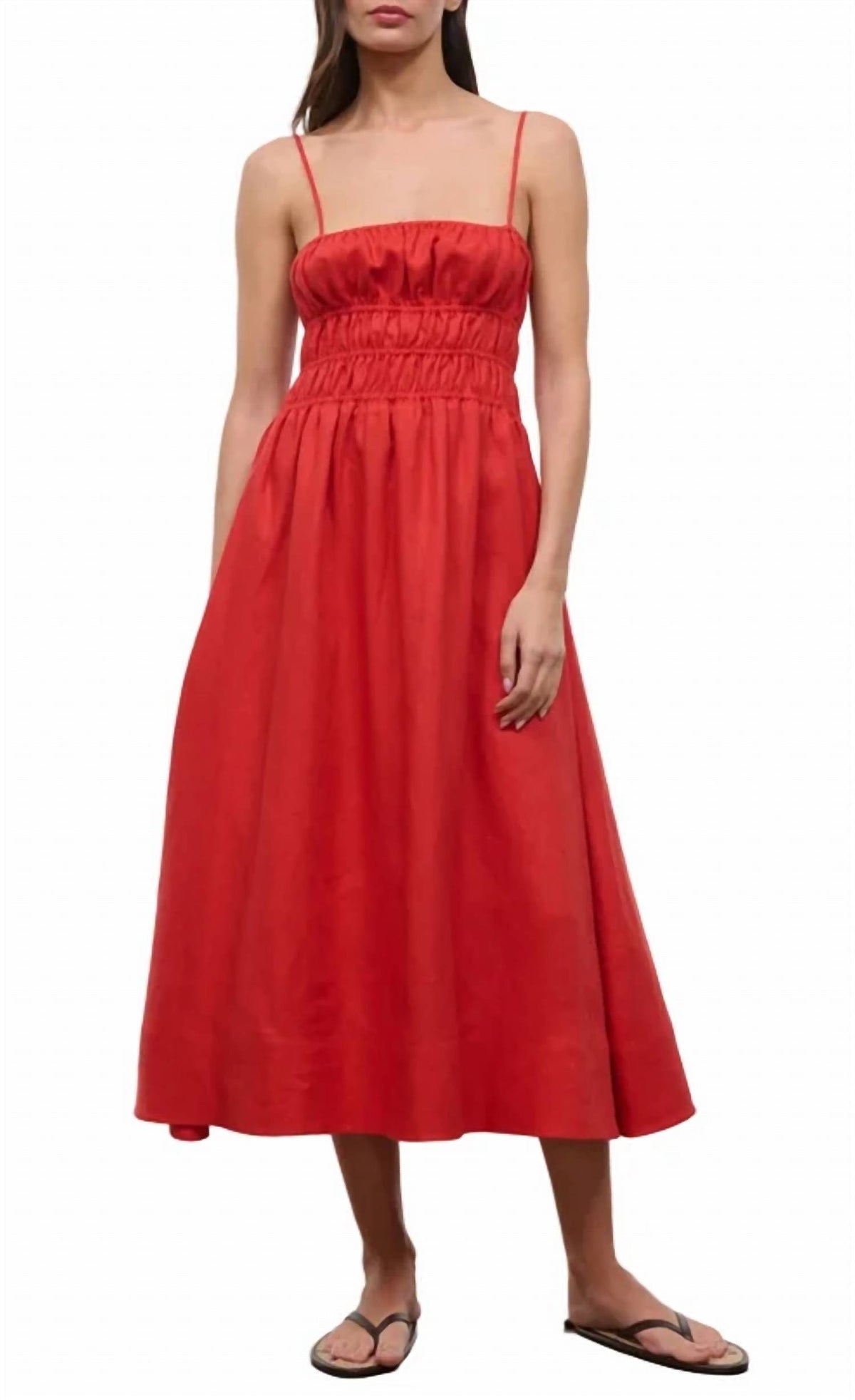 Staud - Ayla Linen Dress