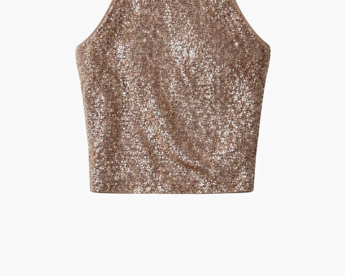 Staud - Bree Halter Neck Crop Top