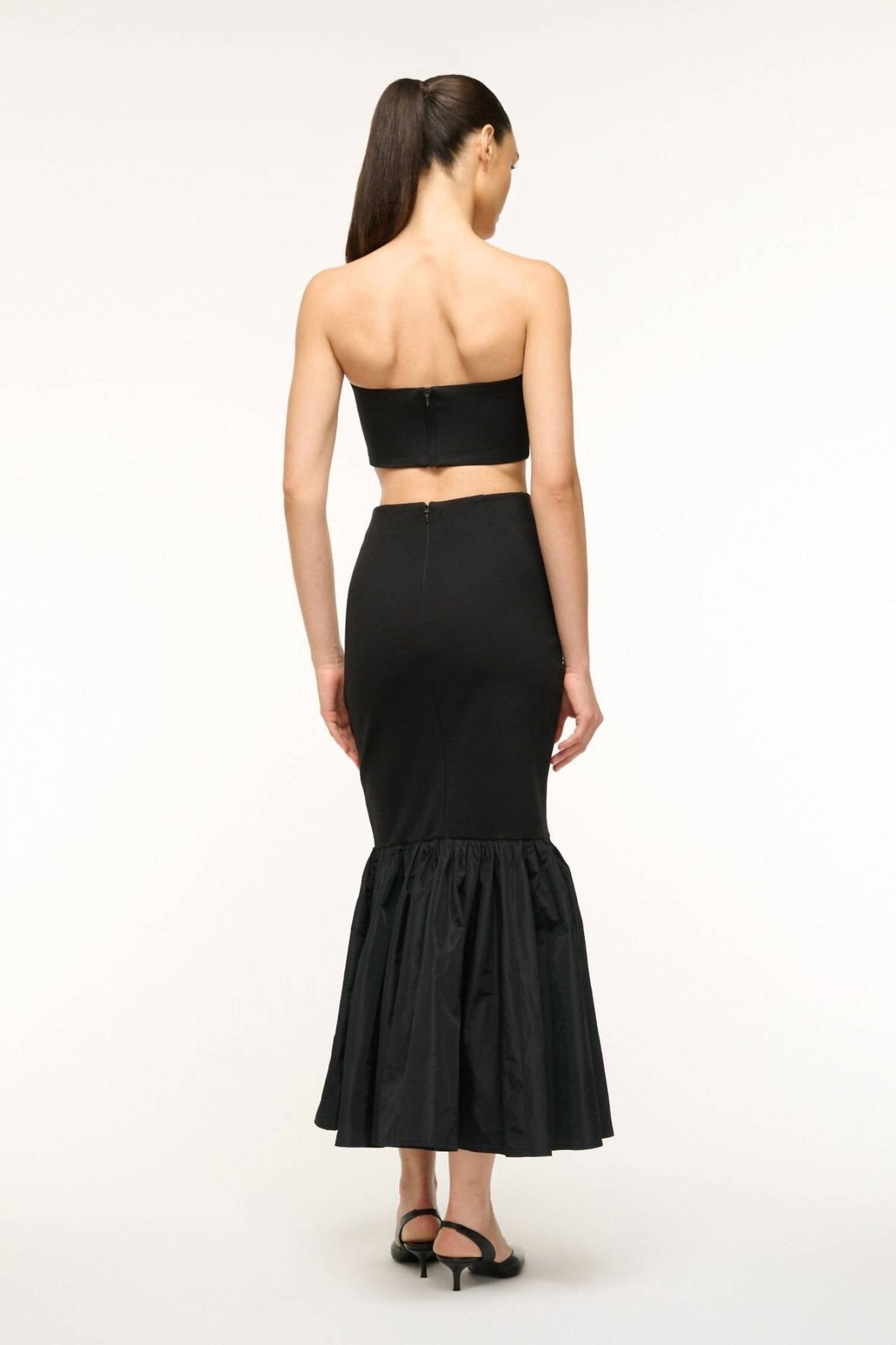Staud - Hawthorne Skirt - black - clothing - long - skirts