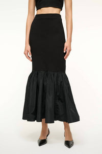 Staud - Hawthorne Skirt - black - clothing - long - skirts