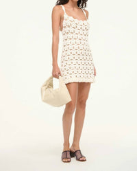 Staud - Hoya Mini Dress - beige - clothing - dresses