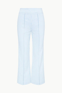 Staud - Knack Pant - blue - boot - cut - clothing