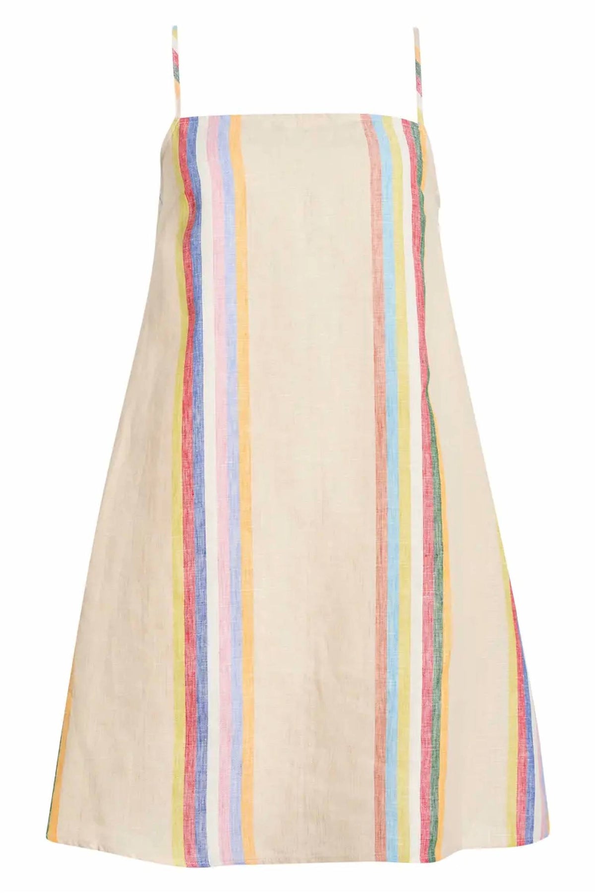 Staud - Laura Linen Mini Dress