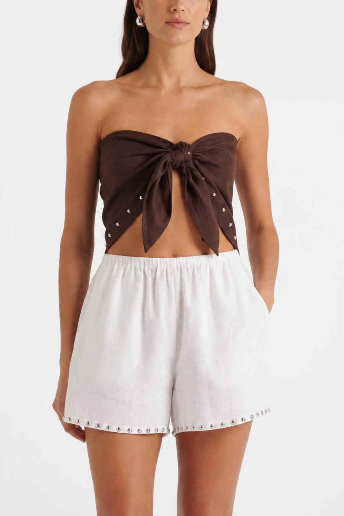 Staud - Samara Linen Top
