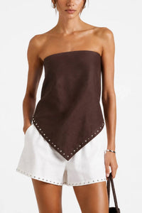 Staud - Samara Linen Top