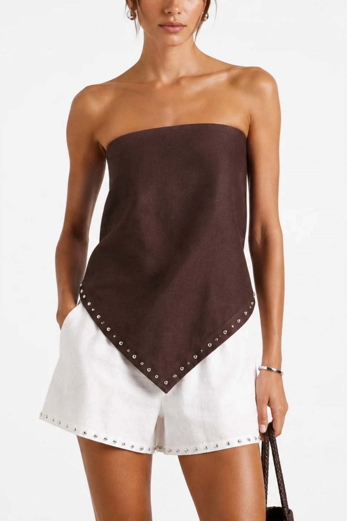 Staud - Samara Linen Top