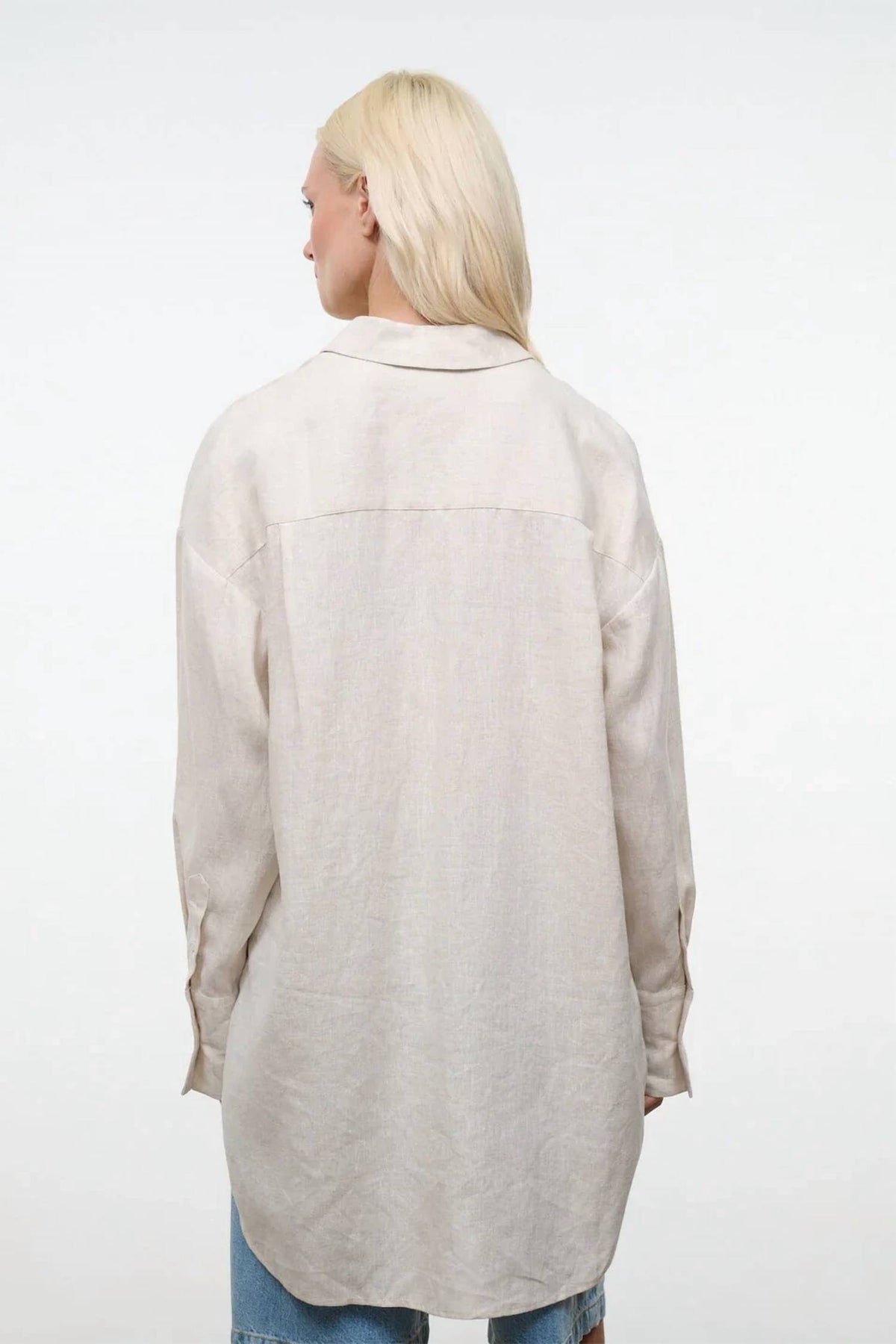 Staud - Sandbar Linen Button Front Top