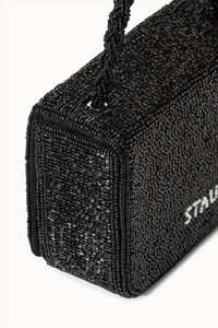 Staud - The Carmen Beaded Box Bag - bags - black - clutches