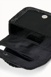 Staud - The Carmen Beaded Box Bag - bags - black - clutches
